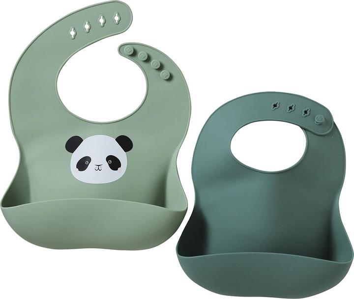 Vertbaudet 2er-Pack Baby Silikon-Lätzchen