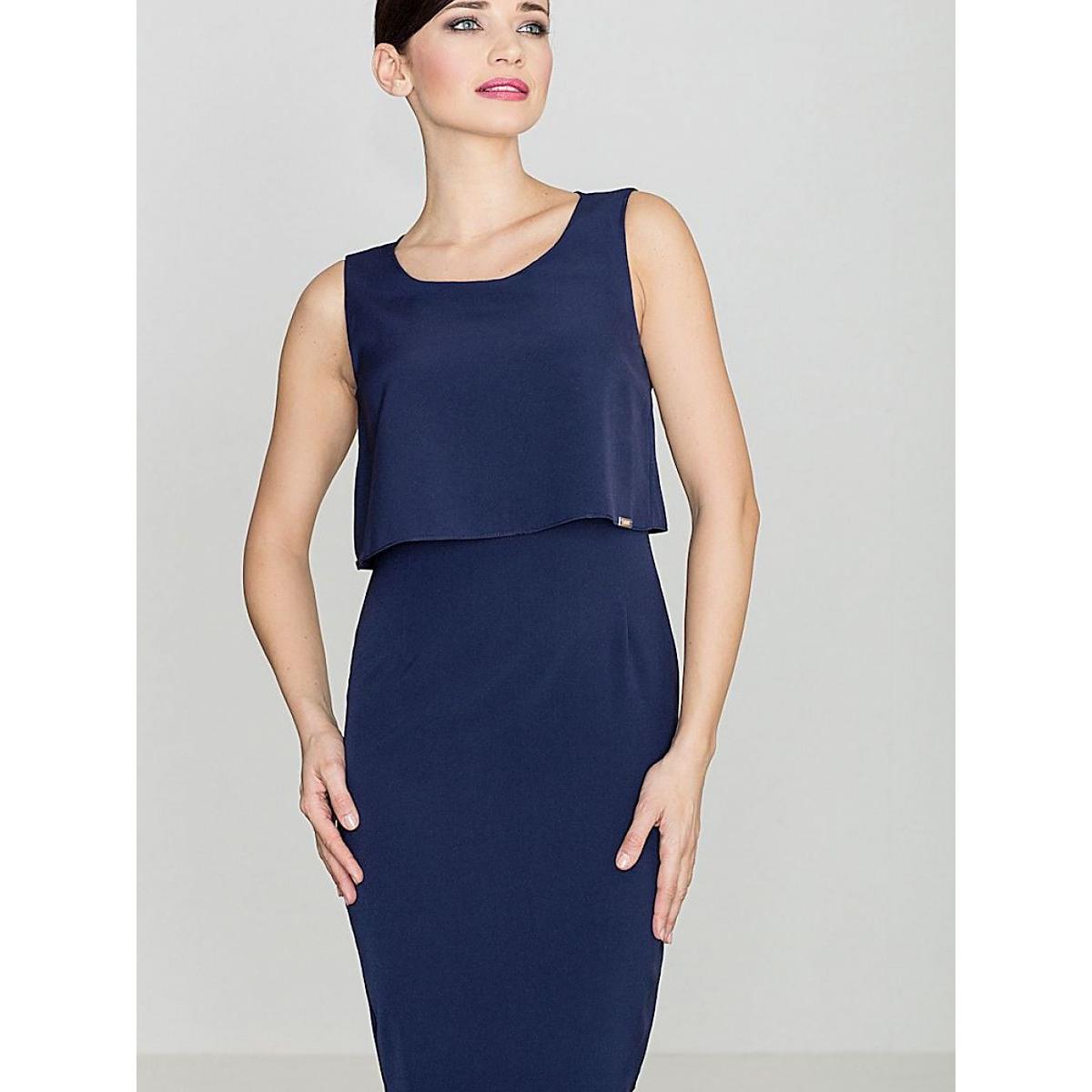 Lenitif, Damen, Kleider, Cocktailkleid, Blau, (S)