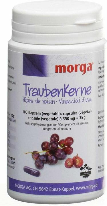 Actual product image Morga Grape Seed Vegicaps (100 pcs., Capsules, 65 g)