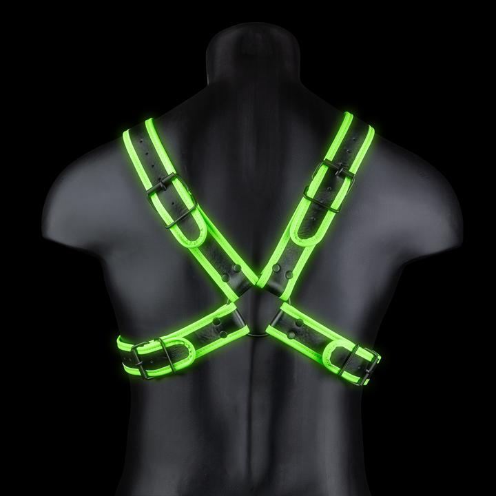 Produktbild Ouch! Cross Harness - Glow in the Dark