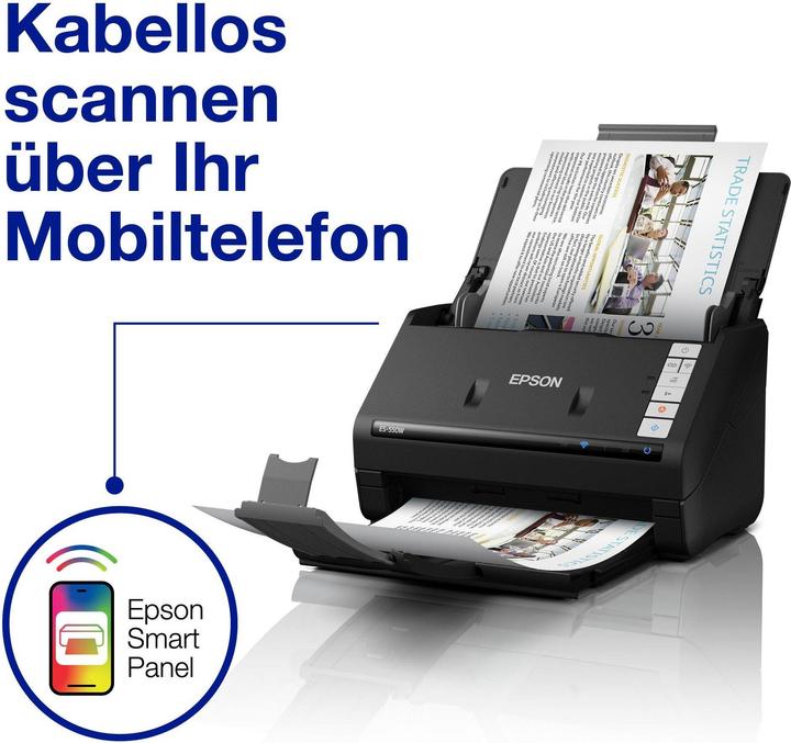 Image du produit Epson WorkForce ES-550W (USB, Wi-Fi Direct, WLAN)