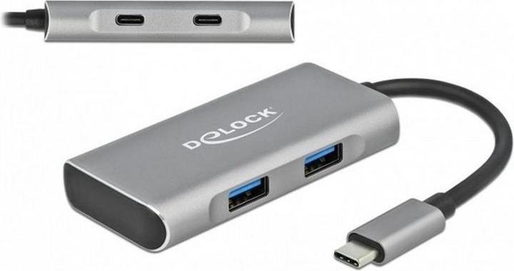 Image du produit Delock 4-Port-USB-C-Hub (USB-C, 4 ports)