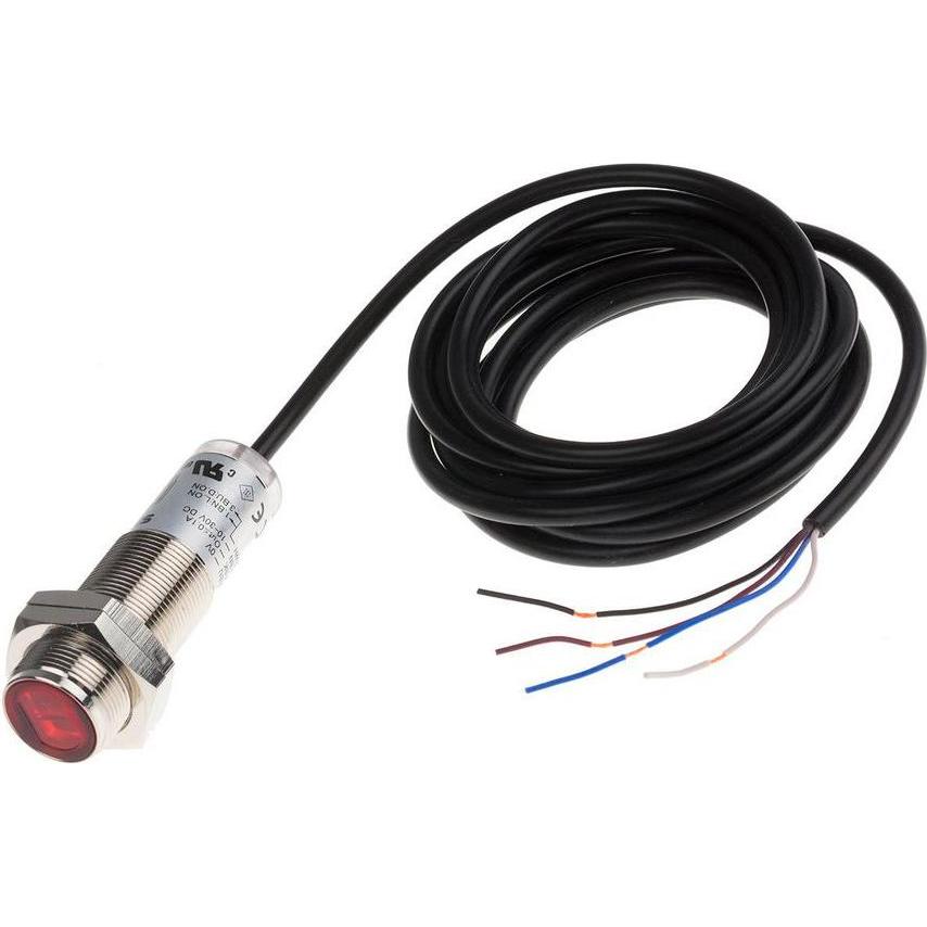 RS PRO Sensore fotoelettrico M18 NPN diffuso 2m, Domotica