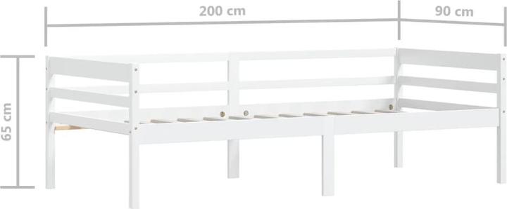 Actual product image vidaXL Bettrahmen (90 x 200 cm)