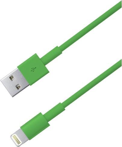 Actual product image Sinox One Lightning cable. 1m. Green