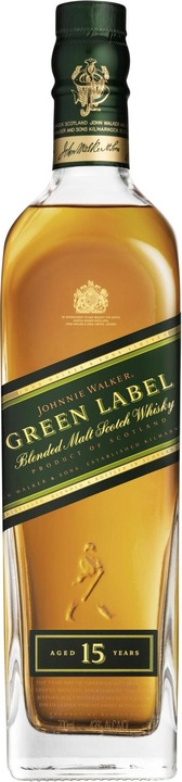 Image du produit Johnnie Walker label vert (Whisky mélangé, Scotch Whisky, 1 x 70 cl)