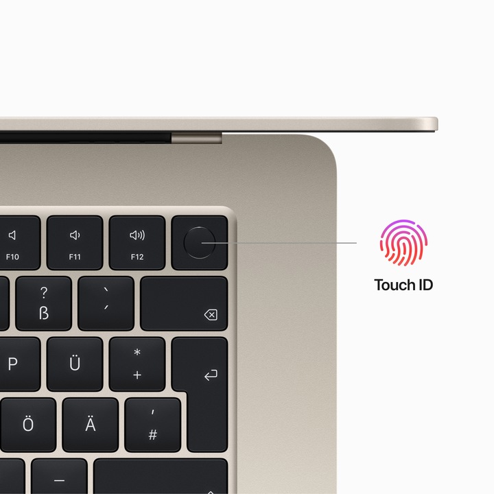Actual product image Apple MacBook Air – 2023 (15", M2, 8 GB, 256 GB, DE)