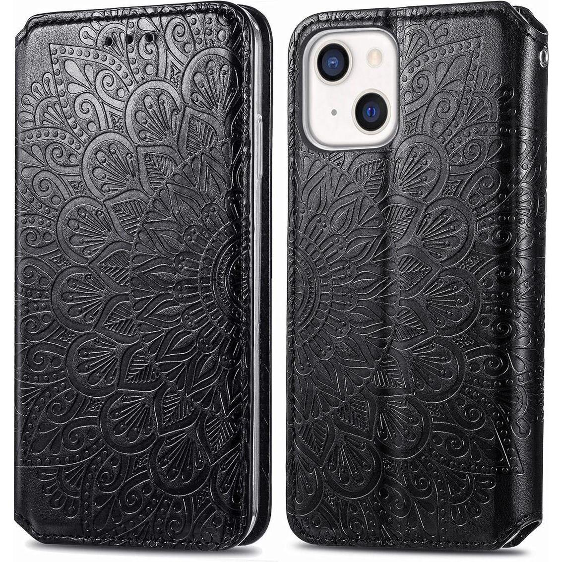 König Design Hülle Handy Schutz für Apple iPhone 13 mini Case Cover Tasche Etuis Schwarz Neu (Apple iPhone 13 mini), Sma...
