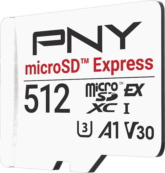 Productafbeelding PNY SD MicroSD 512GB microSD Express (512 GB, microSD Express, microSDXC, U3, UHS-I)