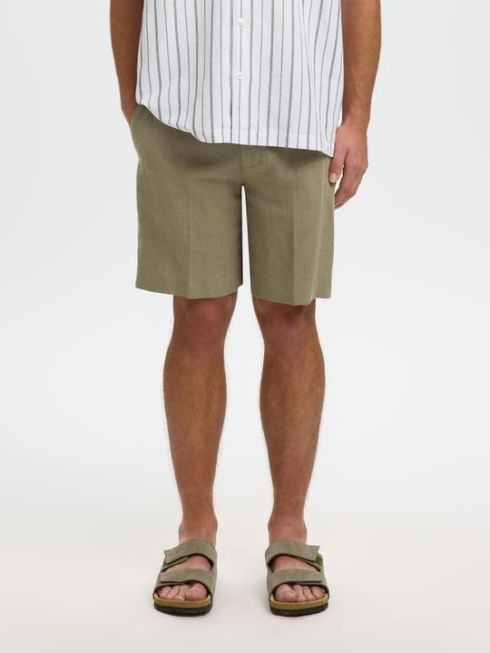 Image du produit Selected Regular Fit Shorts aus Leinengemisch (M)