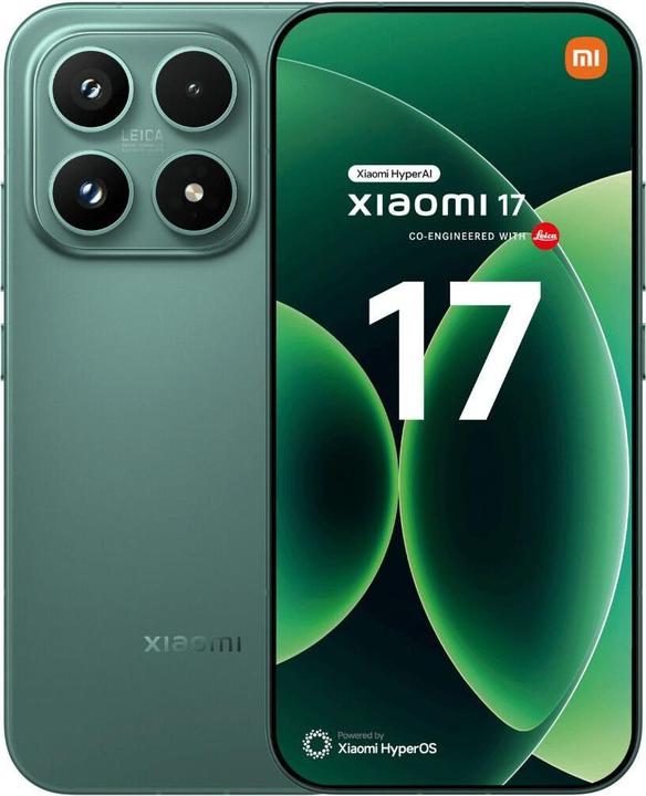 Actual product image Xiaomi 256GB Grün (256 GB, Green, Venture green, 6.30", Dual SIM, 5G)
