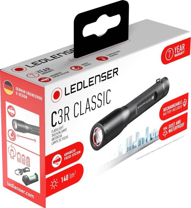 Actual product image Ledlenser C3R Classic (10.20 cm, 140 lm)