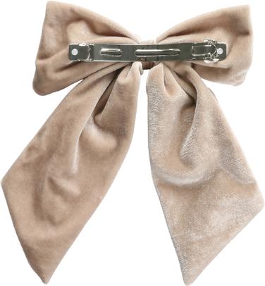 Produktbild Trisa Fashion Barrette mit Samtschleife Beige, Rosa 2 Stk