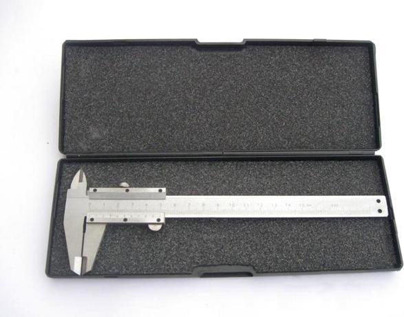 Produktbild GEKO Gleitmassstab aus Metall, 0-150mm x 0,05 (15 cm)