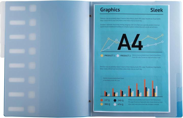 Produktbild Exacompta Fächermappen Set Bee Blue (A4, 1x)