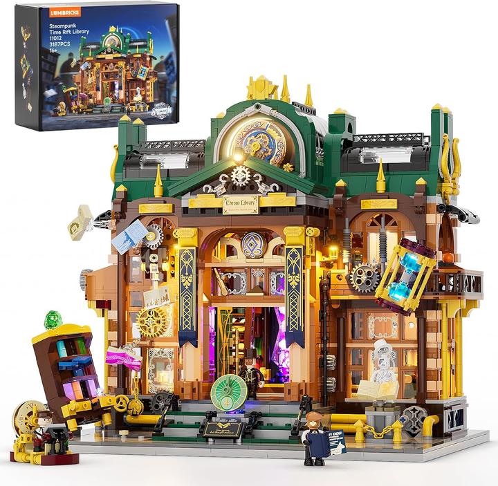 Lumibricks Steampunk Time Rift Library (11012)