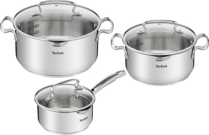 Tefal Duetto Plus (24 cm, Kochtopf, Edelstahl)