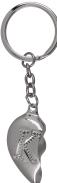 Actual product image Ootb Metal keychain, Broken Heart