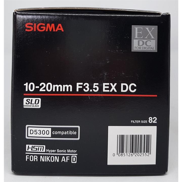 Produktbild Sigma 10-20mm EX DC ASP HSM, Nikon F DX (Nikon DX, APS-C / DX)