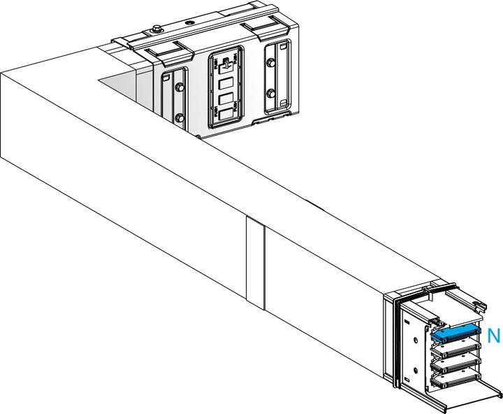 Actual product image Schneider Electric SE KSA630DLL41F KSA Angled element selector length (Terminal strips)