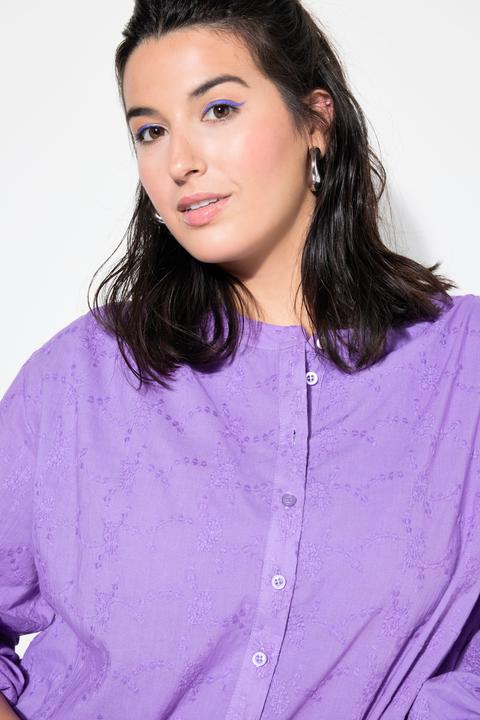 Image du produit Studio Untold Blouse oversize à manches longues ballon, en matière texturée (50, 52)