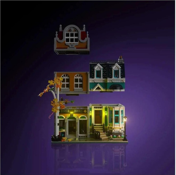 Actual product image Light my bricks LMB 2.0 LEGO® 10270# Bookshop Light Kit