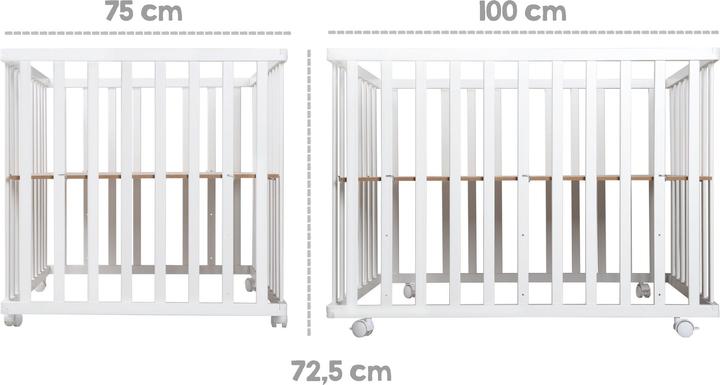 Actual product image Roba Playpen 100x75 Adam & Owl (73 cm, 98.50 cm, MDF)