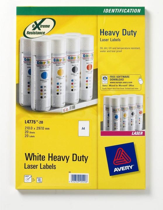Image du produit Avery Étiquettes résistantes aux intempéries
