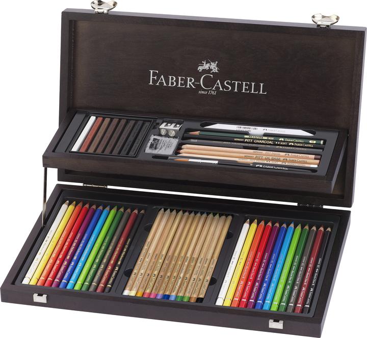 Produktbild Faber-Castell Holzkoffer Art & Graphic Compendium (Mehrfarbig, 53 x)