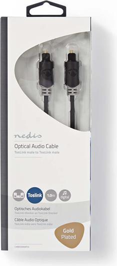 Actual product image Nedis HQ cable 0.7 m standard TOSLINK to TOSLINK optical (1 m, TOSLINK)