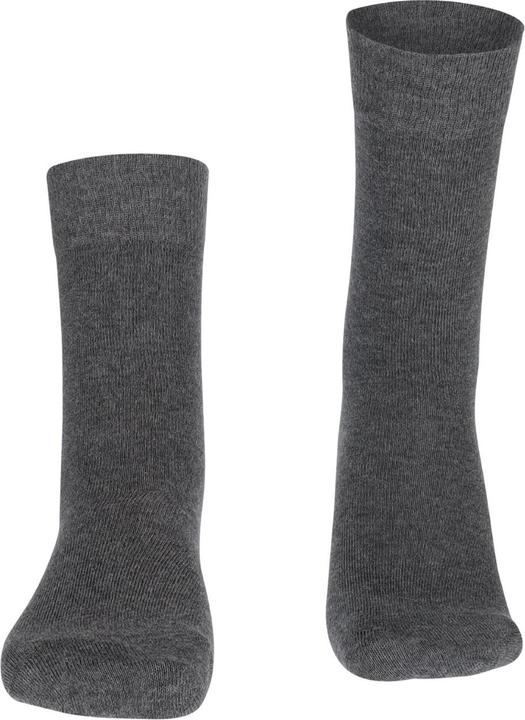 Image du produit Hudson Only Cotton (3 x 2 paires) Chaussettes hommes, couleur 550 grau mel., taille 43-46 (Une unité par pack, 43 - 46)