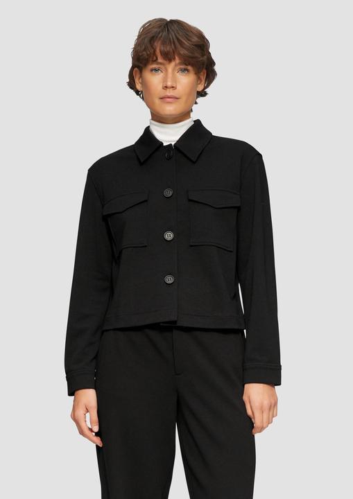 Image du produit S.Oliver Indoor-Jacke Jacke im Relaxed Fit aus Struktur-Jersey (38)
