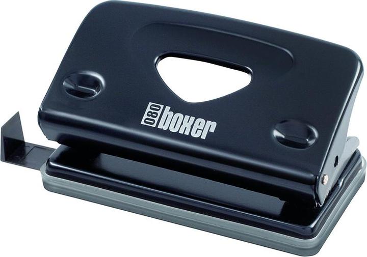 Ico Perforateur Boxer 080, capacitét jusqu'à 10 feuilles, noir