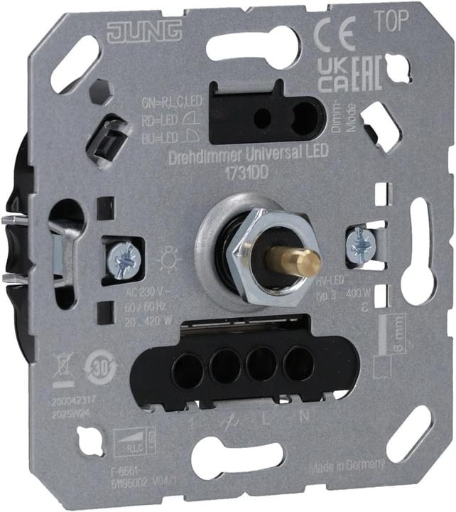 Produktbild JUNG Drehdimmer UNI LED 1731DD