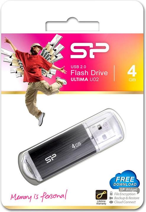 Immagine prodotto Silicon Power Ultima - U02 4GB (4 GB, USB-A)