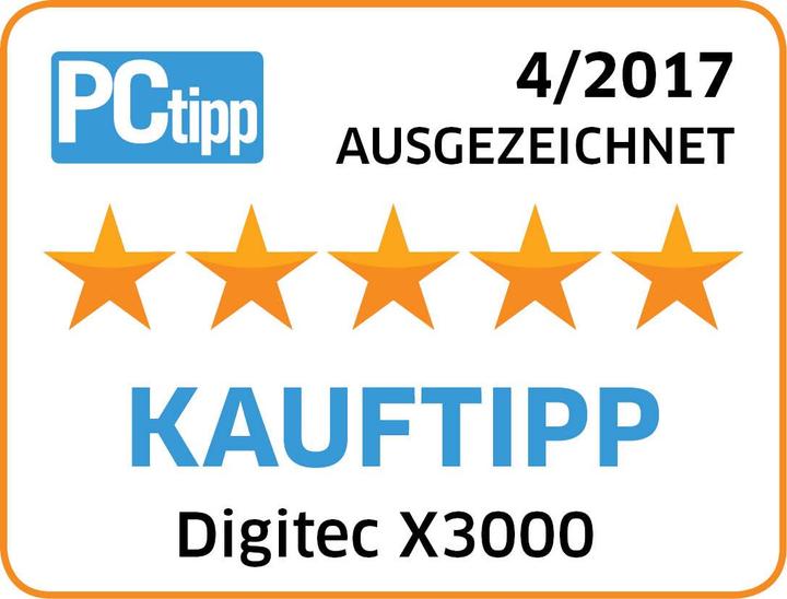 Produktbild Digitec X3000 (Intel Core i7-7700K, 16 GB, 0.25 TB, GeForce GTX 1080)
