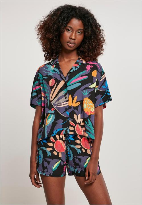Immagine prodotto Urban Classics Camicia Resort in viscosa da donna - 12502 (S)