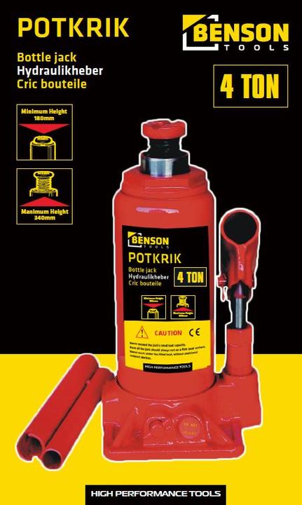 Actual product image Benson Hydraulic jack 4 tons