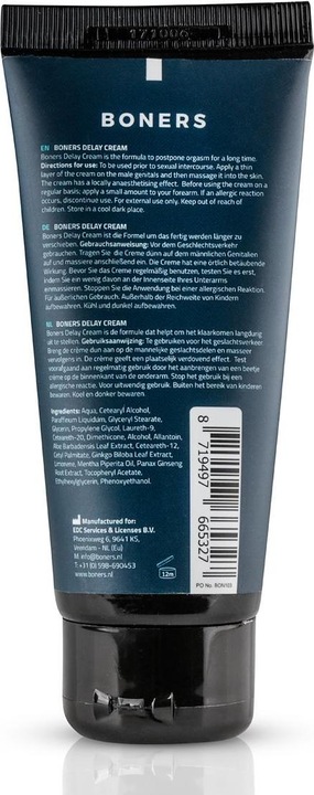 Boners Delay Cream (100 ml)