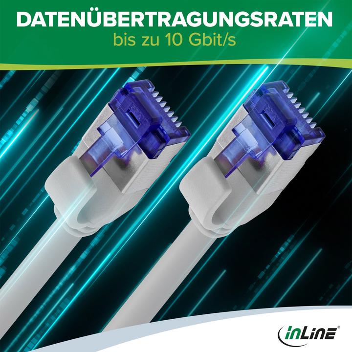 Produktbild InLine Patchkabel Slim (S/FTP, CAT6a, 30 m)