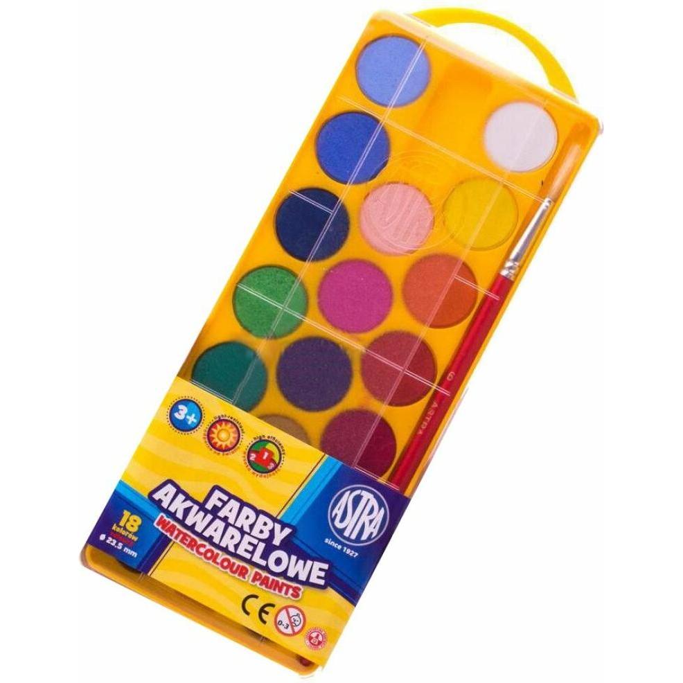 Astra, Pinsel, Wasserfarben 18Stück Ø23,5mm (23.50 mm)