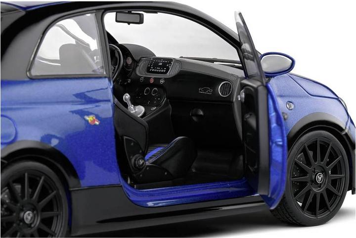 Actual product image Solido 1:18 Fiat 695 Abarth 2022 blue