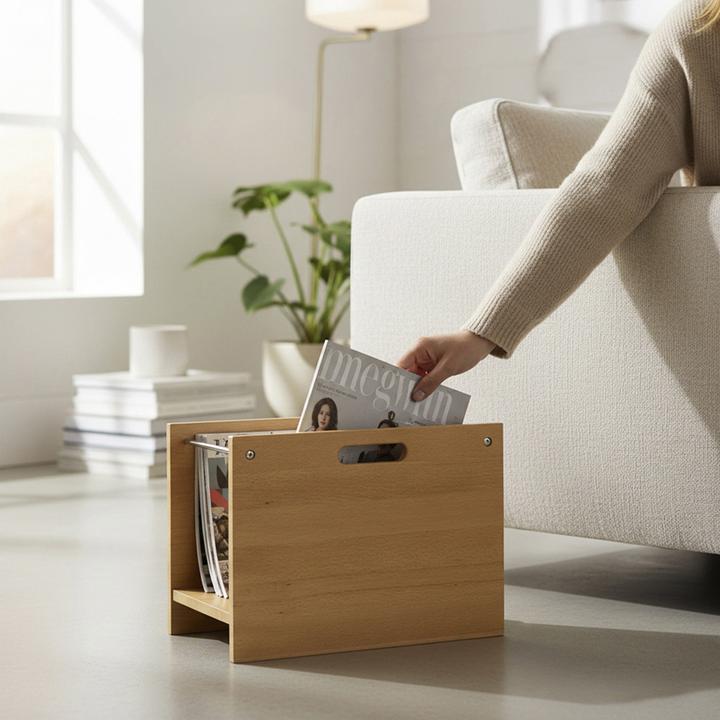 Image du produit HAKU Möbel Porte-revues porte-magazine antique (40 x 25 x 30 cm)