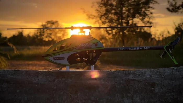 Actual product image OMPHobby OMP Heli M2 V3 PRO Micro Helikopter Viper-Gelb