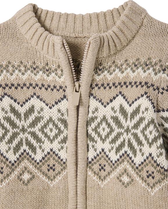 Produktbild Vertbaudet Baby Strickjacke mit Reissverschluss und Jacquardmuster (92)