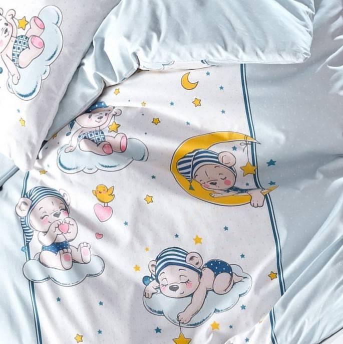 Immagine prodotto Cotton Box Biancheria da letto per bambini Orso (100 x 135 cm, 35 x 45 cm, 40 x 60 cm)