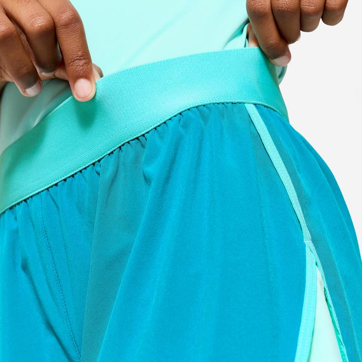 Immagine prodotto Domyos Shorts mit Innenhose Kinder atmungsaktiv - türkis (122)