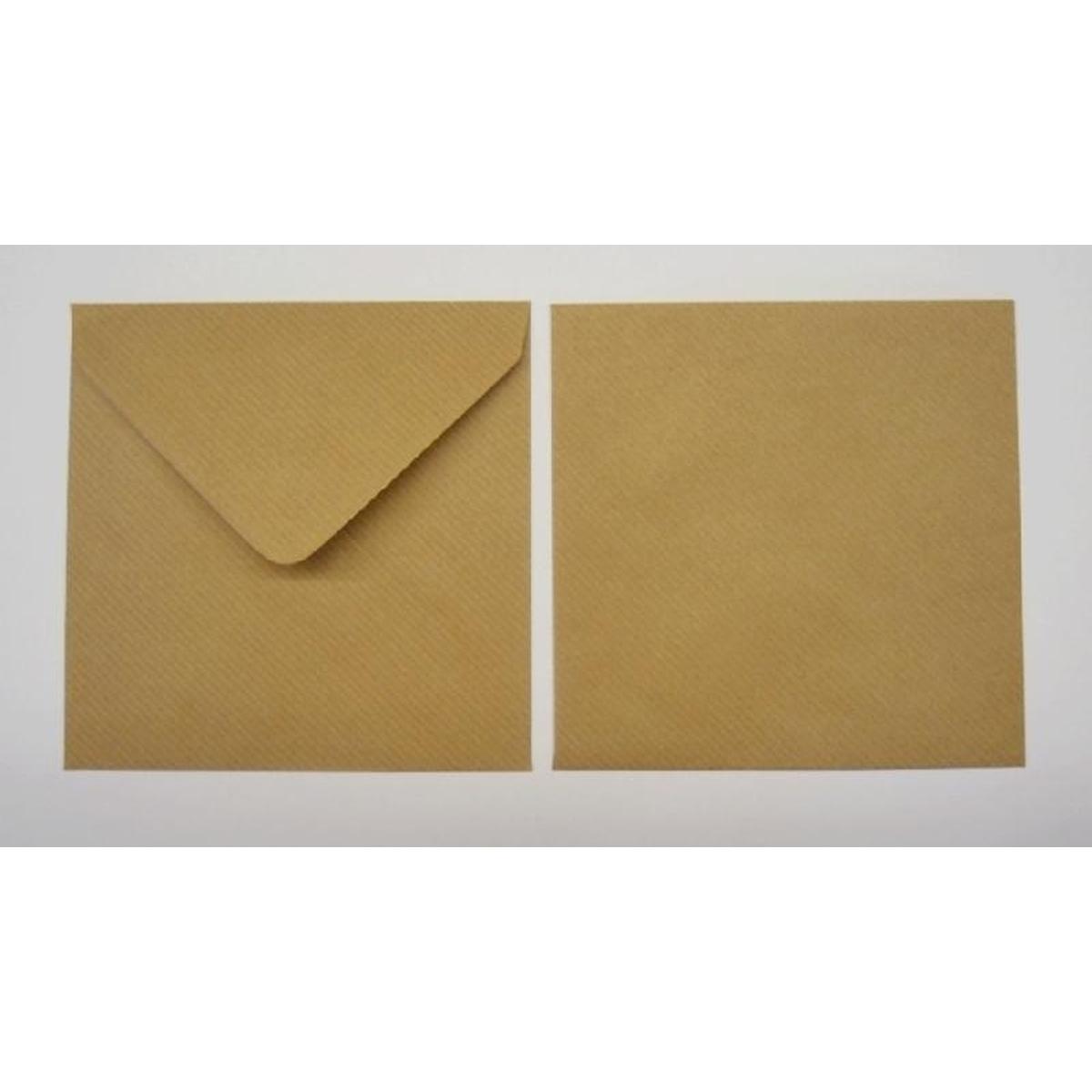 Thumbnail - Blanke, Briefumschlag, Briefumschläge 130x130mm 100g/qm gummiert VE=100 Stück braun (100 x)