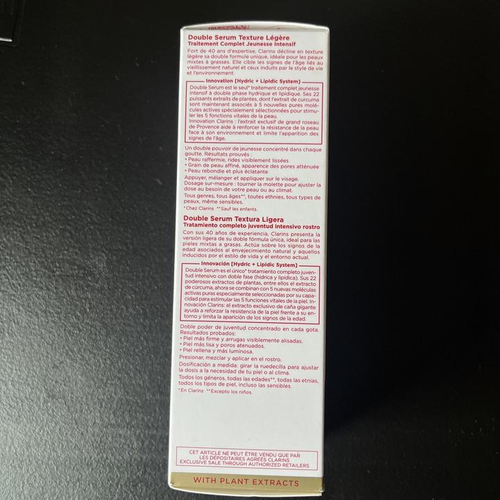 Actual product image Clarins Double Serum Light Texture (50 ml)
