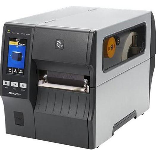 Zebra ZT411, 12 Punkte/mm (300dpi), Cutter, Disp. (Farbe), RTC, EPL, ZPL, ZPLII, USB, RS232, BT, Eth (300 dpi), Etikette...